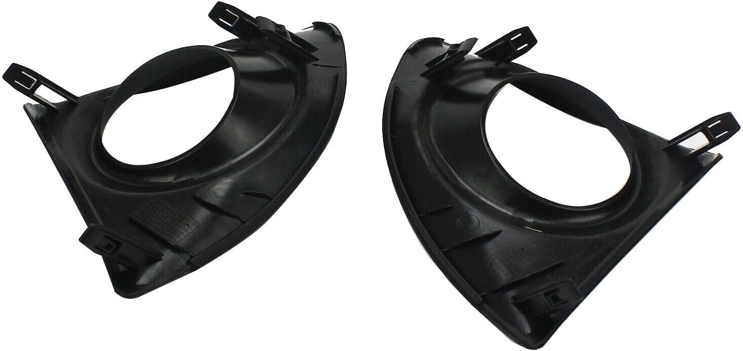 ya 3 8.24 baidi One pair of front bumper fog lamp protector frame decoration for Toyota Corolla Axio 2013-2015