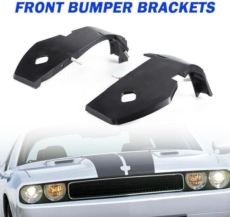 ya 2 8.15 2-piece front left and right bumper brackets to support for Dodge for Challenger