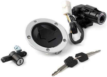 ya 6 8.24 baidi For 13-18 17 for Kawasaki XZ6R Ignition Switch Gas Cap Cover for SEAT Lock Key Set