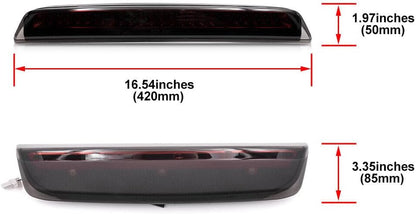 ya 4 8.10 Smoked LED Flashing Lights Flashing Lights Third Brake Light Cargo Lights For 2004-2015 for Nissan Titan 