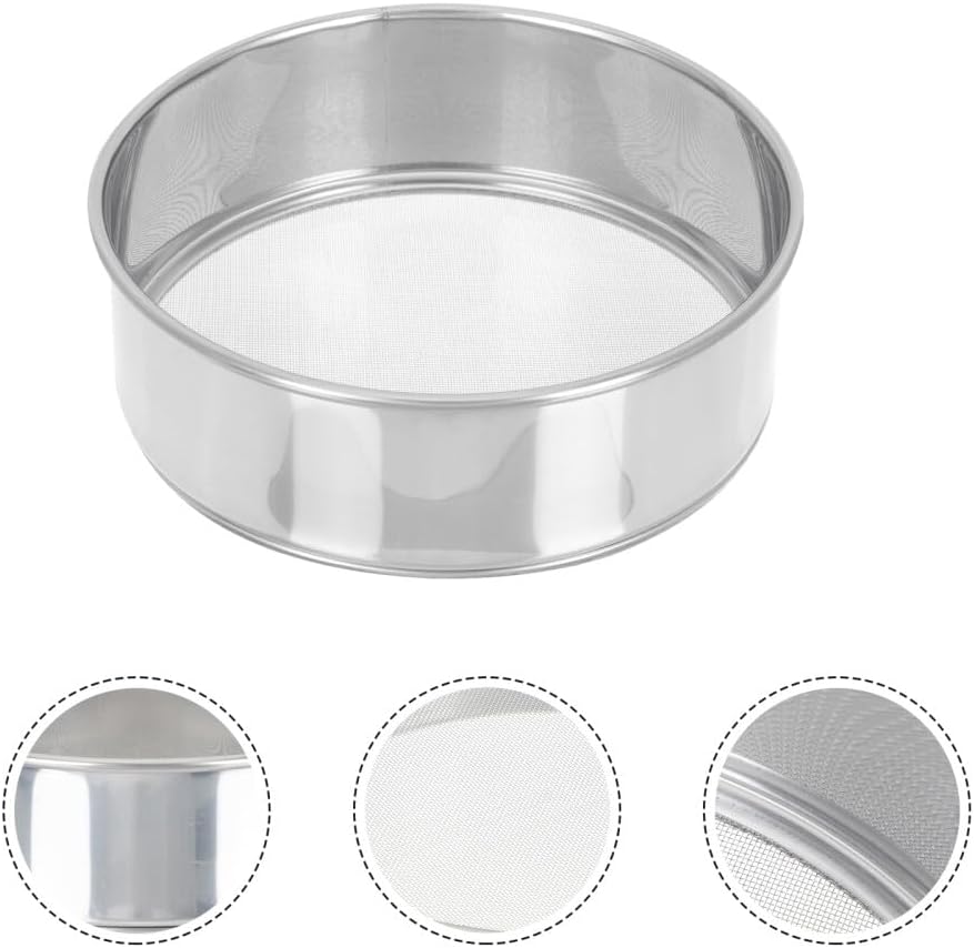 ya 14 9.20 baidi Beach Sand Sifter Manual Soil Strainer Stainless Steel Mesh S n Tool Sieve US-1