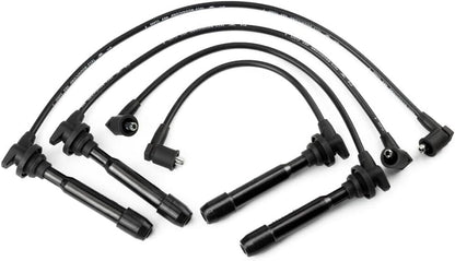 ya 7 8.24 baidi 4PC Spark Plug Ignition Wire Set for Hyundai for Elantra Tiburon for Kia Spectra Soul L4