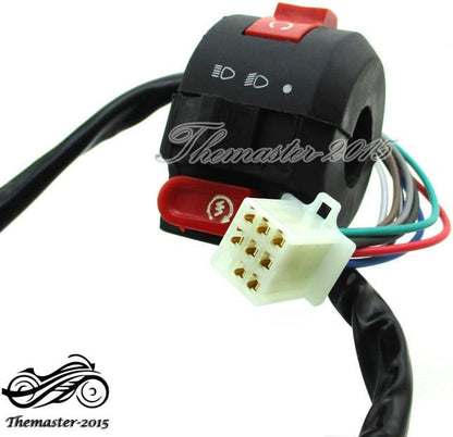 ya 5 8.10 8 Wire ATV Kill Light Start Switch Chinese 50cc 70cc 90cc 110cc Kazuma ATV Quad