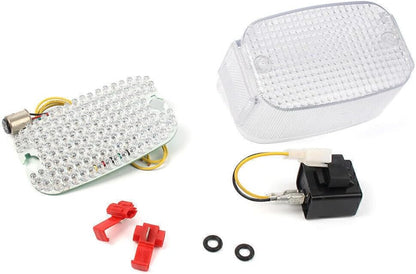 ya 10 9.16 zhengce 2x LED Tail Light w/Turn Signals for Kawasaki VULCAN 800 CLASSIC 1500 88 Cl