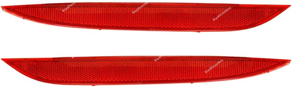 ya 5 8.10 2pcs Rear Right&Left Bumper Reflector Fits 2014 2015 2016 for Kia Forte Forte SX