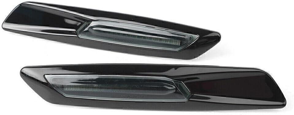 ya 13 9.15 baidi LED 12V Black Side Marker Light Turn Signal Fits for BMW E82 E88 E90 E91 E9