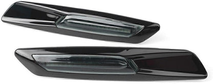 ya 13 9.15 baidi LED 12V Black Side Marker Light Turn Signal Fits for BMW E82 E88 E90 E91 E9