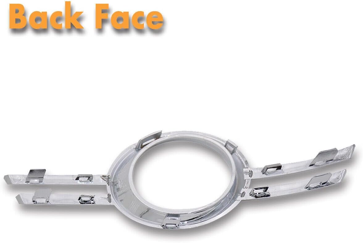ya 10 9.16 zhengce Left Fog Light Cover Chrome Molding Bezel for Benz C-Class W204 C200 2007-2