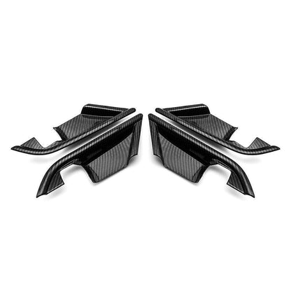 ya 6 8.14 4X Carbon Fiber Inner Side Door Handle Bowl Trim Cover Fit for Toyota for Camry 18 2019