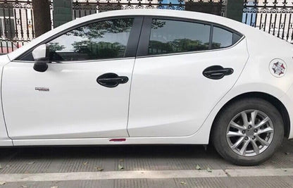 ya 5 8.10 8P for Mazda 3 Axela 2017-18 Carbon Fiber Exterior Side Door Handle Cover Trims