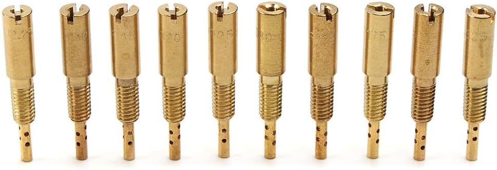 ya 2 8.15 Carburetor Pilot Jets Kit 10pcs Fit For VM/TM/TMX AX100#10-#32.5 Motor
