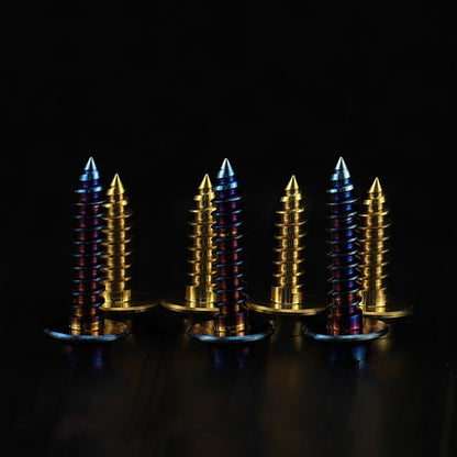 ya 16 10.20 baidi M4 M5 Titanium Self-Tapping Screws Umbrella Head Motorcycle Plate Ti Bolts