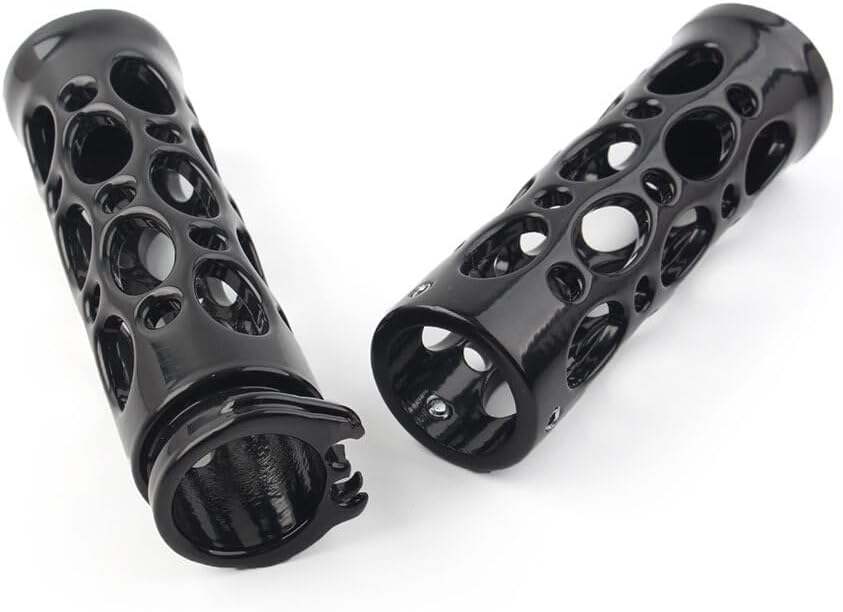 ya 6 8.24 baidi 1 Handle Bar Black Hand Grips for Yamaha V Star 650 1100 Custom Classic for Honda