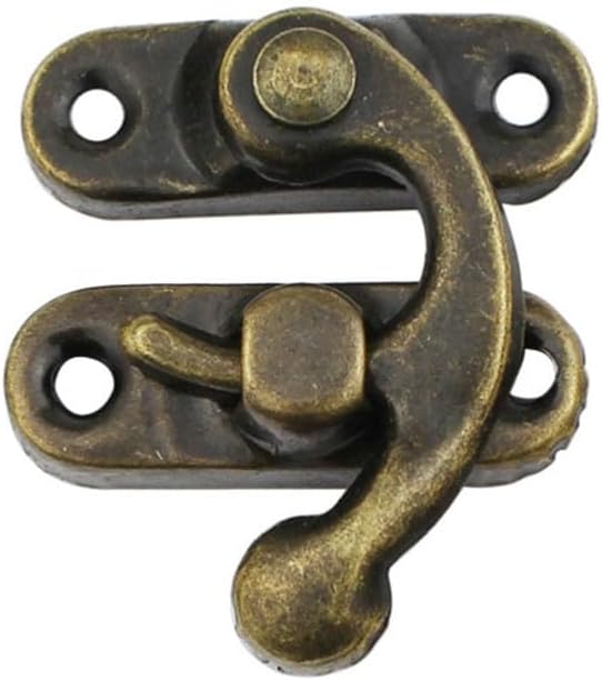 ya 26 10.21 baidi 30Pcs Iron Chest Latch Buckle Hasps for Box Tool Packing Lock-3