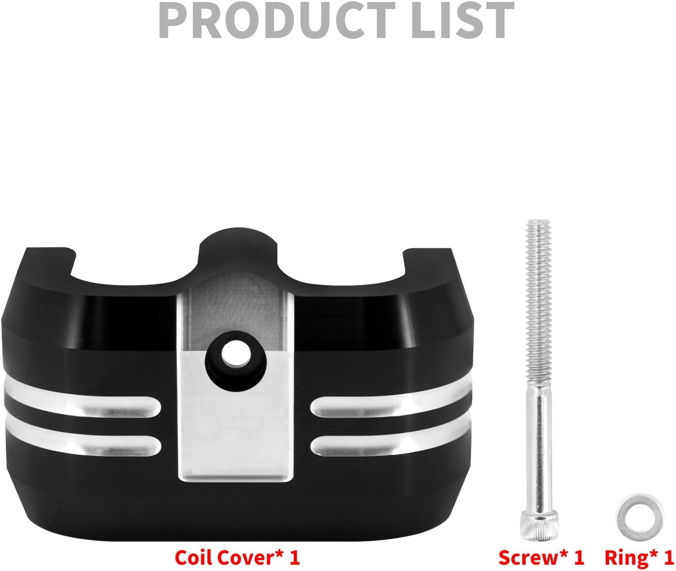 ya 5 8.24 baidi CNC Aluminum Coil Cover Fit for Harley Softail Street Fat Bob Breakout 2018-2024