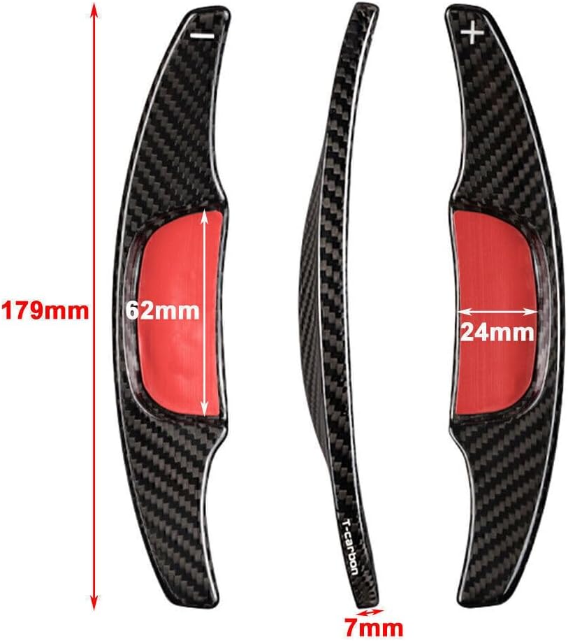 ya 5 8.24 baidi for Mazda 3 2020-2021 Pair Carbon Fiber Auto Steering Wheel Shift Paddle