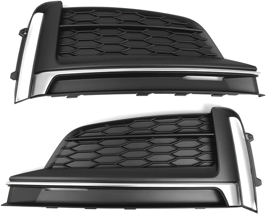 ya 23 10.7 baidi Front Bumper Fog Light Lamp Grill Bezel Cover for Audi A5 S5 2017-2020 19