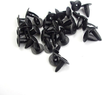 ya 2 8.15 Set of 50 Wheelbox Cover Clips NA0156145 for Nissan for Ford for Mazda Black