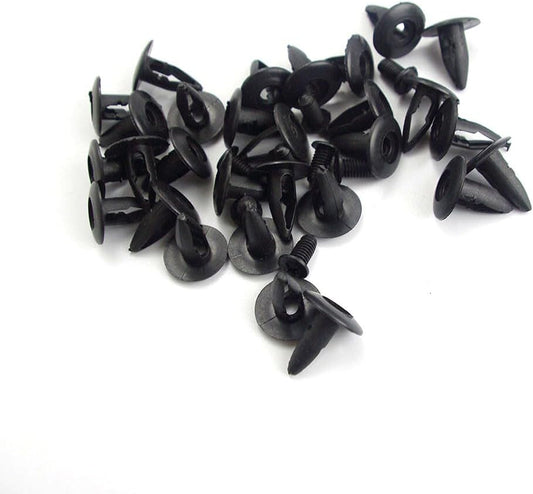 ya 2 8.15 Set of 50 Wheelbox Cover Clips NA0156145 for Nissan for Ford for Mazda Black