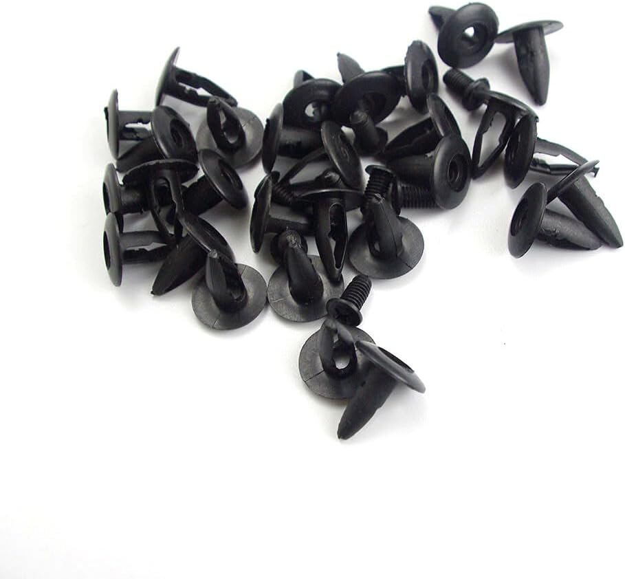 ya 2 8.15 50pcs Fender Liner Fastener Clip Rivet Black for Mazda Miata 626 929 MPV CX-7