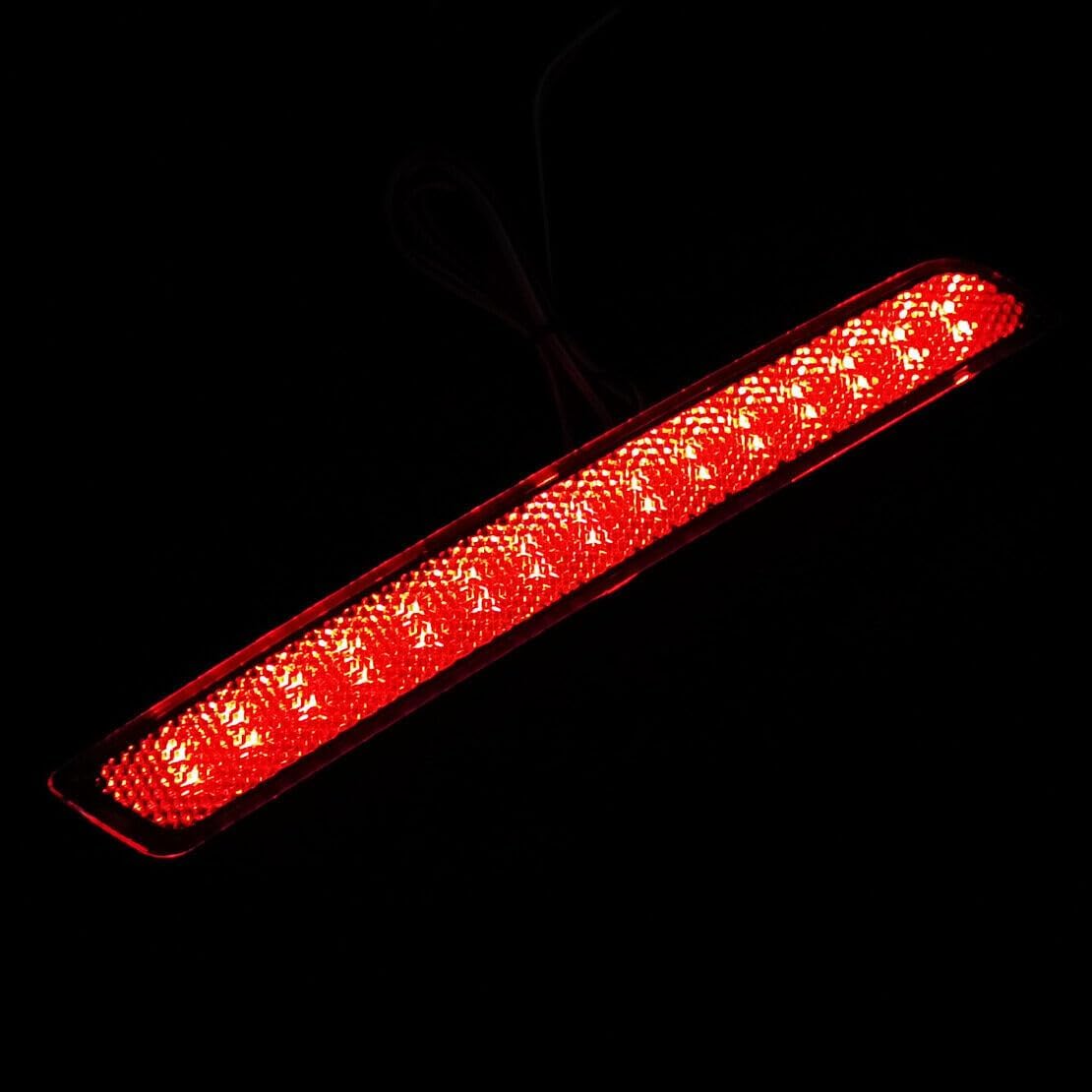 ya 4 8.14 2pcs LED Rear Bumper Reflector Brake Tail Light for Chevrolet Malibu 2012-2015