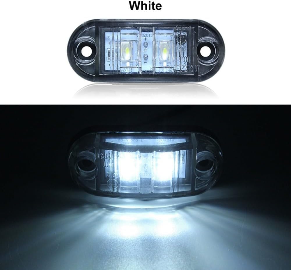 ya 13 9.15 baidi 2 Pcs Signal Light Turn Lights for The Trailer Replacement Lighting Marker