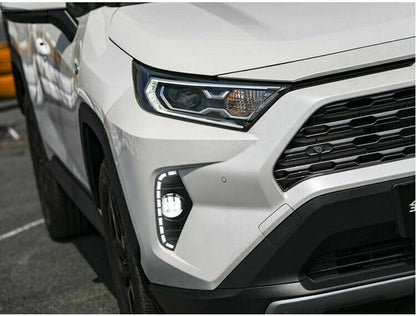 ya 2 8.15 Suitable for 2019-2021 for Toyota RAV4 sequential turn signal LED fog lights daytime operation