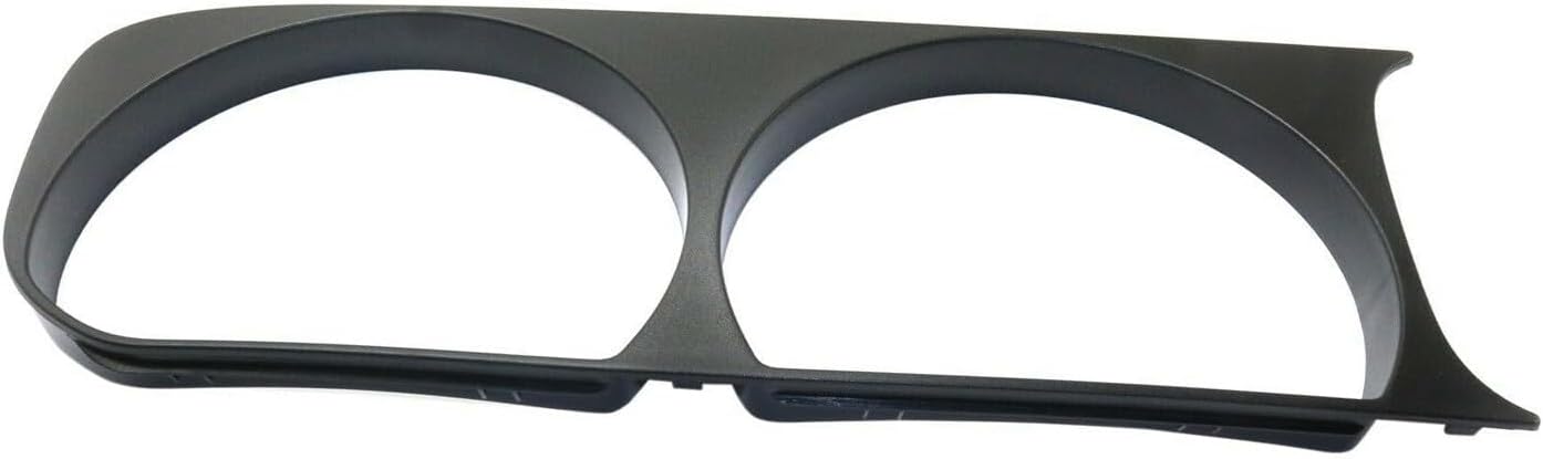 ya 7 8.24 baidi Pair Black Headlight Bezel for 2008-2014 for Dodge for Challenger Left + Right
