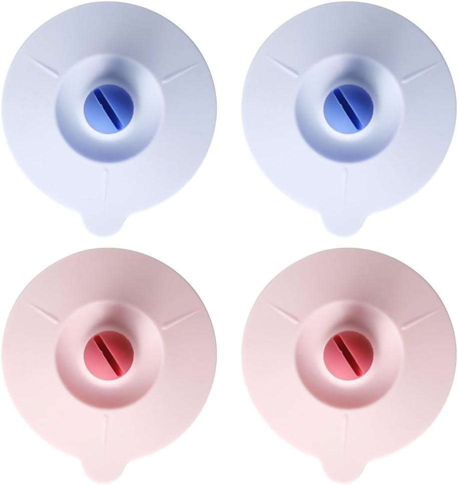 ya 14 9.20 baidi 4pcs Silicone Cup Lids Leakproof Cup Cover Practical Sealed Mug Cover for Home-1