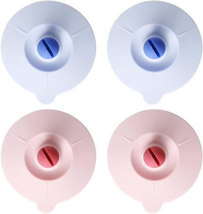 ya 14 9.20 baidi 4pcs Silicone Cup Lids Leakproof Cup Cover Practical Sealed Mug Cover for Home-1