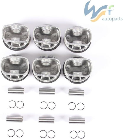 ya 4 8.24 baidi 2.5L Piston & Ring Kit ¦Õ 20mm Kit Fit for BMW 325i 525i X3 Z4 N52 2.5i 2.5si