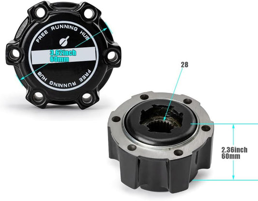 ya 4 8.8.2 1x Running Wheel Hub Lock 28 Spline For Frontier X-Terra D22 402601S700