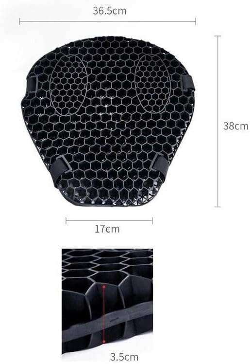 ya 28 10.13 zhengce Motorcycle 3D Mesh Comfort Honeycomb Gel for SEAT Cushion Cover