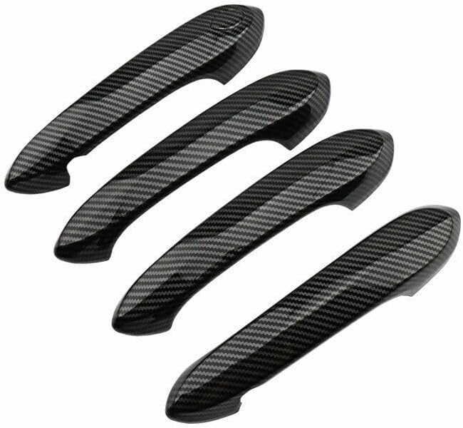 ya 5 8.10 for BMW 3-Series G20 2019-23 Carbon Fiber Exterior Side Door Handle Cover Trims