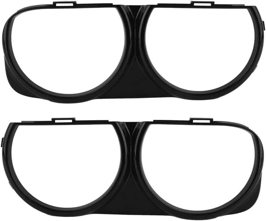 ya 4 8.10 for Dodge for Challenger 2015-2019 Pair Front Headlight Lamp Bezel Trim Left+Right