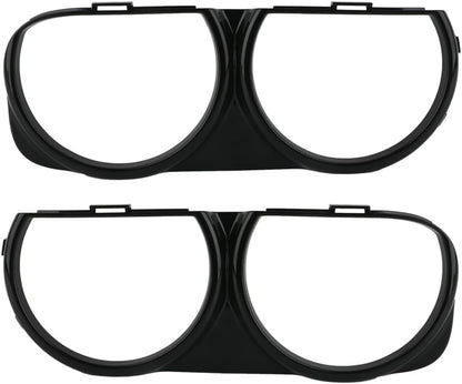 ya 4 8.10 for Dodge for Challenger 2015-2019 Pair Front Headlight Lamp Bezel Trim Left+Right