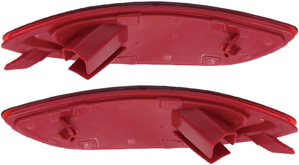 ya 27 10.13 baidi 2 Rear Bumper Reflectors for 2012-2016 for Hyundai Accent i25 Left and Right Red