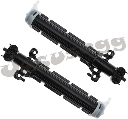 ya 9 10.24 2pcs Washer Fluid Jet- Headlight Cleaning 31391838 for Volvo S60 Mk2 Black RH+LH