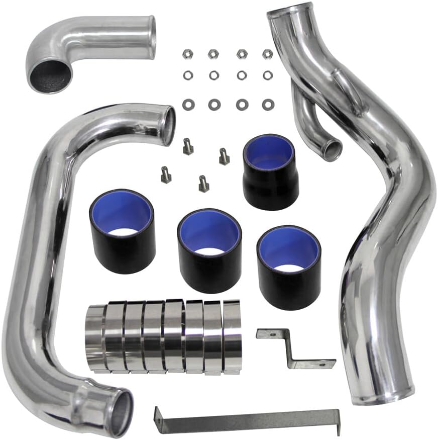 ya 4 8.14 Intercooler Piping Kit for Nissan Silvia S14 S15 200SX 240SX SR20DET 93-02 Black