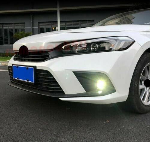 ya 3 8.24 baidi for Honda Civic Sedan 2022-2023 LED Front Fog Light Assembly with Cable Switch Kit 