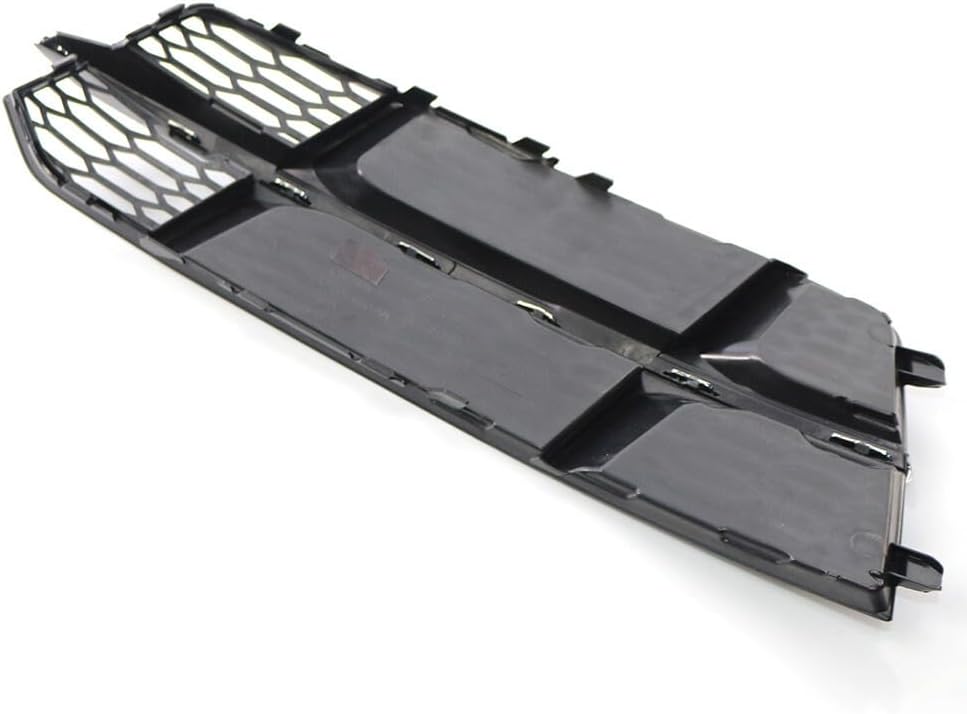 ya 14 9.20 zhengce for Audi A6 C7 2014-2018 Black Chrome Front Bumper Lower Side Grille-1