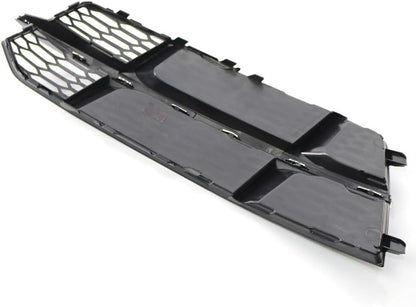 ya 14 9.20 zhengce for Audi A6 C7 2014-2018 Black Chrome Front Bumper Lower Side Grille-1
