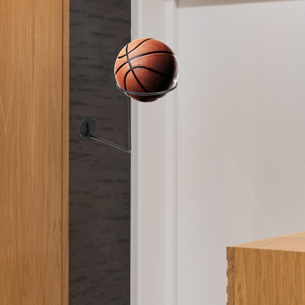 ya 4 8.14 Wall-Mounted Storage Rack Hat Display Shelves Basketball Holder Baseball Ca