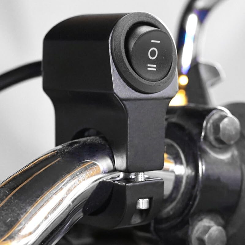 ya 4 8.24 baidi Waterproof Motorcycle Handlebar 7/8 ON OFF Switch ATV Headlight Fog Spot Light