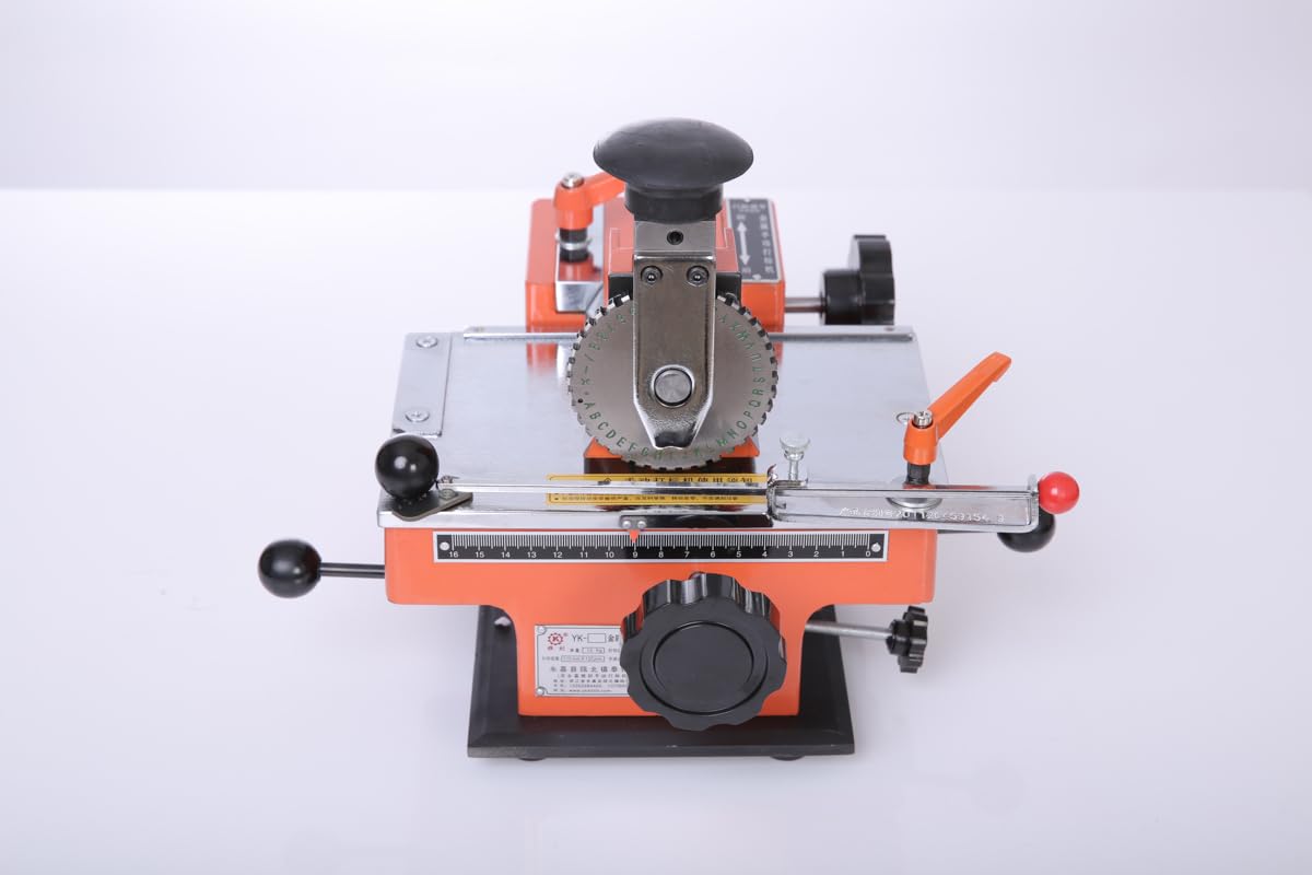ya 16 10.20 baidi Semi-Automatic Sheet Embosser Metal Stamping Printer Marking Machine Label 4mm B