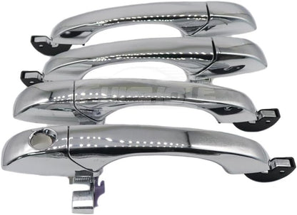 ya 10 9.16 baidi New 4 Piece Door Handle 5065801AG fits for Dodge Magnum for Chrysler 300 300C 2005-2010-