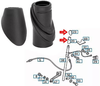 ya 6 8.24 baidi Antenna Foot Rubber A1248270898 for Mercedes W124 A124 C124 Limo Coupe Cabrio