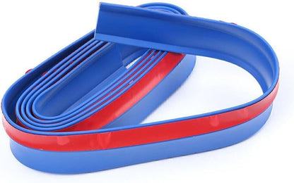 ya 4 8.14 Auto Lower Lip Protective Strip/Auto Bumper Skirts Rubber Anti-Scratch 2.5M Blue