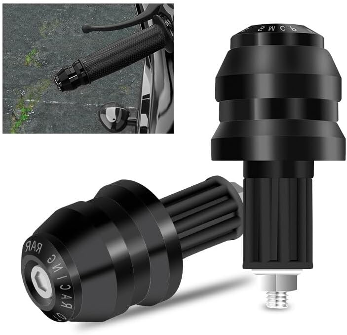 ya 6 8.24 baidi 7/8 22mm Motorcycle Handlebar Grips Bar End Slider Cap Plug Aluminum Universal