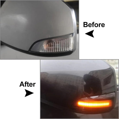ya 11 9.14 zhengce LED Dynamic Side Mirror Sequential Light Lamp Fit for Renault Scenic III Me